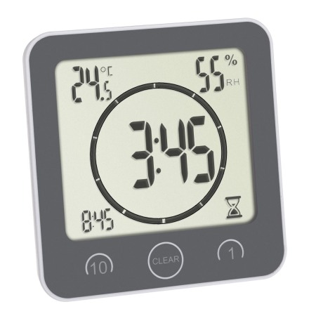 Accesorii si ustensile pentru masa si bucatarie - Ceas digital cu timer si termohigrometru pentru bucatarie si baie TFA 60.4001.10