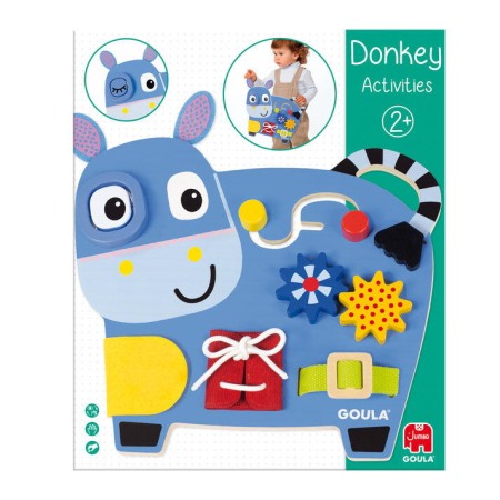 Centru de activitati din lemn - Magarus vesel [3]