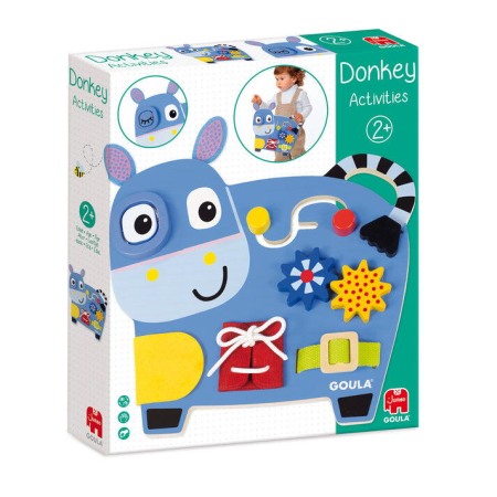 Jocuri de indemanare - Centru de activitati din lemn - Magarus vesel