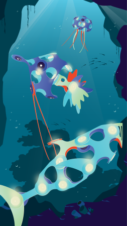 Clixo® joc magnetic de construit - Animalute marine ( 24 piese) [6]