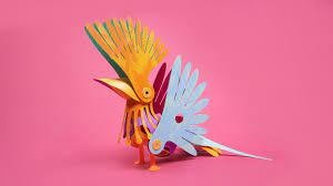 Clixo® joc magnetic de construit - Pasari tropicale (22 piese) [6]