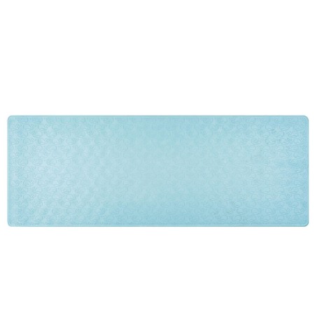Ingrijire Sanatate Siguranta - Covoras de baie antialunecare cu ventuze, din cauciuc natural, antibacterian, dreptunghiular, 97 x 36 cm, albastru, MyHappyBath Mat XL, Reer 76033