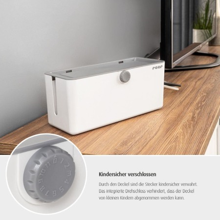 Cutie protectie cabluri, stechere si prelungitoare, Reer CableGuard 78020 [5]