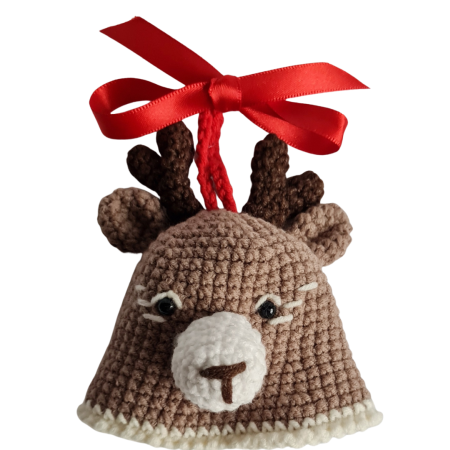 Decoratiuni - Decoratiune crosetata Clopotel Ren - Maimuteria Tiarra