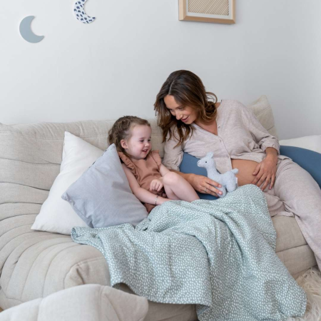 Doomoo - Paturica ultradelicata bumbac organic, Cloudy Kaki [1]