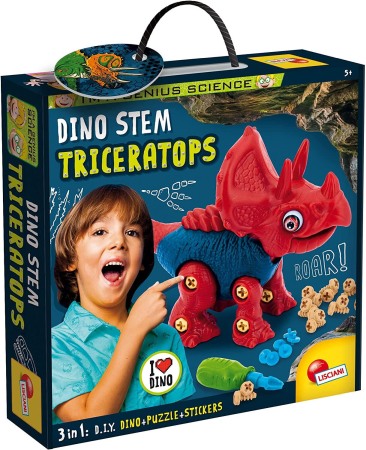 Jucarii Jocuri Activitati - Experimentele micului geniu - Set STEM Triceratops