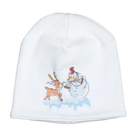 Haine  Incaltaminte Accesorii - Fes dublu - Alb - Om de zapada 18 luni