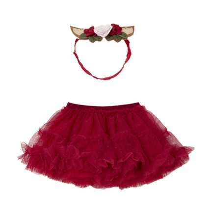 Haine  Incaltaminte Accesorii - Fustita + bentita - Mayoral 6-9 luni