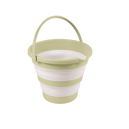 Accesorii pentru baie - Galeata pliabila pentru baie - Verde Eco