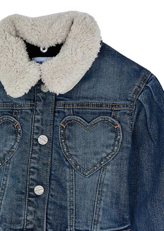 Geaca blugi cu blanita - Denim - Mayoral  5 ani [2]