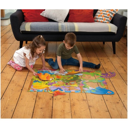 Giant Floor Puzzle: Dinozauri (30 piese) [6]