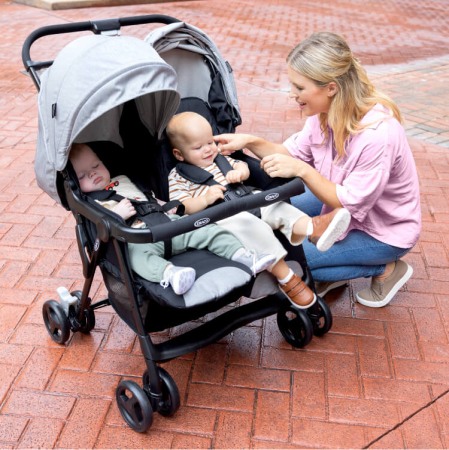 Graco - Carucior de gemeni DuoRider Steeple Gray [2]