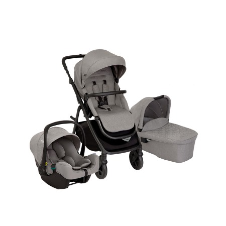Carucioare - Graco - Carucior pentru copii multifunctional 3 in 1 Near2Me DLX Ash (Carucior Near2Me DLX + Landou Near2Me DLX + Scoica SnugLite)
