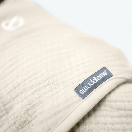 Ingenuity - Sistem de infasare Swaddle Me 0-3 luni, muselina, colectia Original, Cream [3]