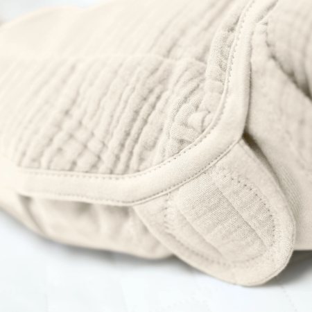 Ingenuity - Sistem de infasare Swaddle Me 0-3 luni, muselina, colectia Original, Cream [5]