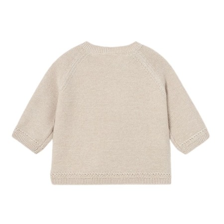 Jacheta bej tricotata cu bumbac sustenabil - Mayoral  4-6 luni [1]