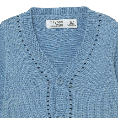 Jacheta cu guler in V - Albastru - Mayoral 12 luni [2]