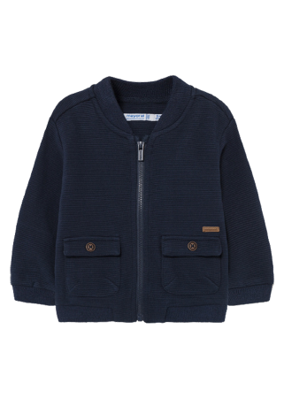 Jachete - Jacheta tricot - Bleumarin