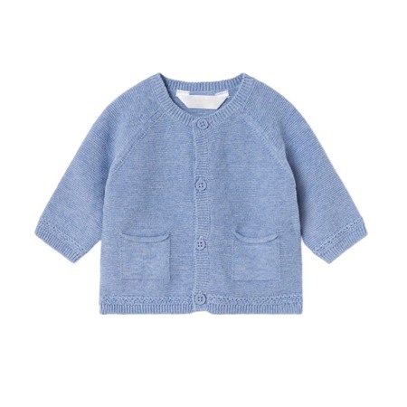 Haine  Incaltaminte Accesorii - Jacheta vernil tricotat cu bumbac sustenabil - Mayoral 4-6 lini