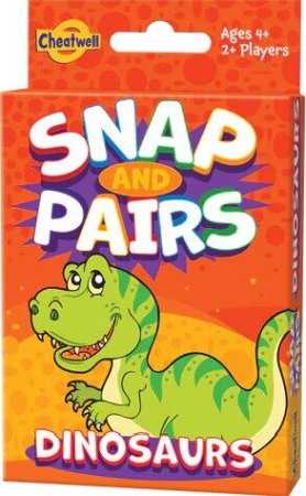 Jucarii Jocuri Activitati - Joc de carti 2 in 1 - Dinozauri veseli