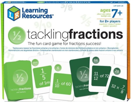 Jocuri matematice - Joc de carti - Exersam fractiile