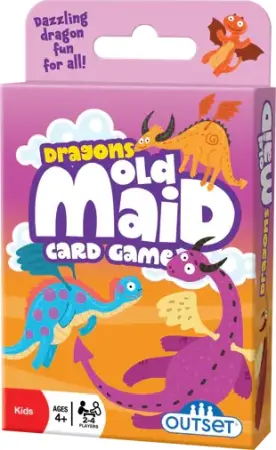 Jocuri de masa - Joc de carti Old Maid - Dragoni veseli