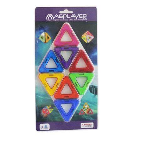 Jucarii Jocuri Activitati - Joc de constructie magnetic - 8 piese