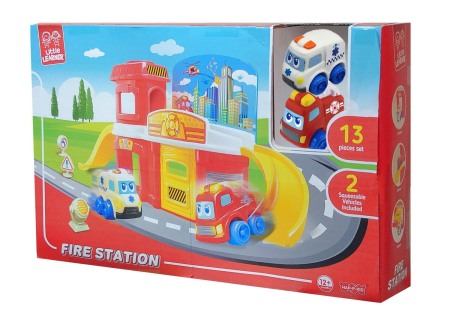 Jucarii pentru constructii - Joc de constructie - Prima mea statie de pompieri