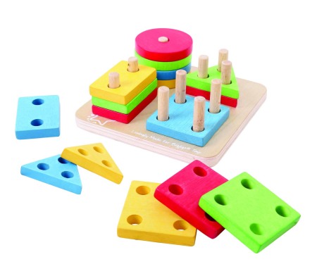 Jocuri de indemanare - Joc de sortare - 4 forme geometrice