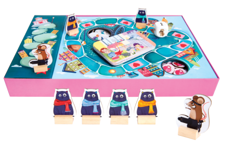Jocuri de masa - Joc interactiv - Pisicutele amabile