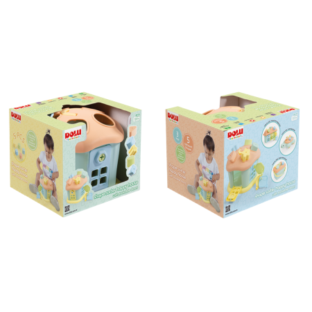 Joc sortare - Casuta vesela cu chei - Pastel [2]