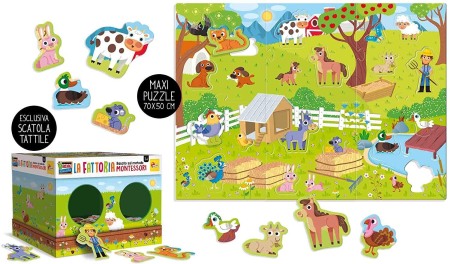 Joc tactil Montessori -  Ferma [1]