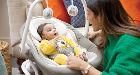 Joie  Leagan si balansoar rotativ Sansa 2 in 1 Fern [6]