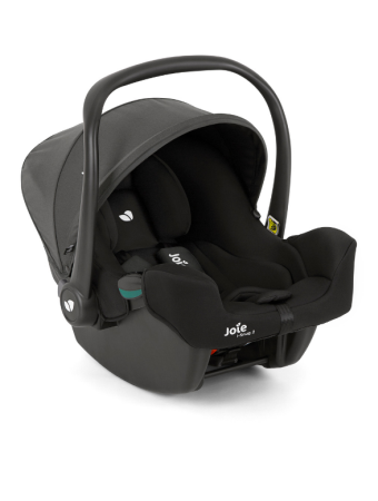 Transport - Joie - Scoica auto i-Snug 2 cu tetiera reglabila, 40-75 cm, Shale, testata ADAC si certificata R129