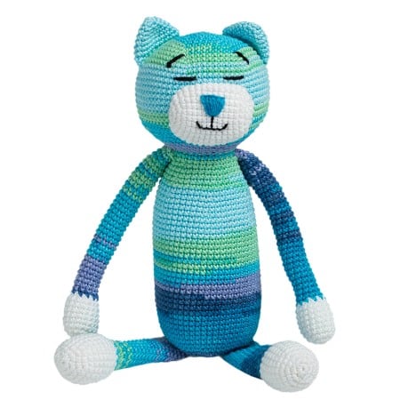 Jucarii de plus - Jucarie crosetata manual - Pisica Mitu Somnorici - Maimutzeria Tiarra