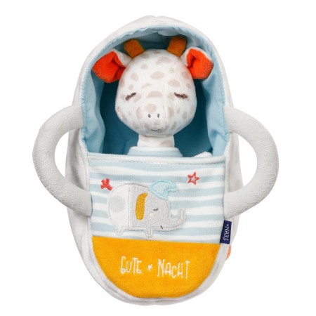 Jucarii Jocuri Activitati - Jucarie de plus - Girafa somnoroasa in cosulet