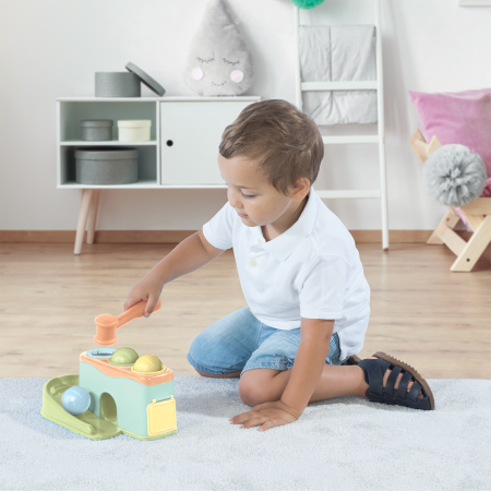 Jucarii Jocuri Activitati - Jucarie dexteritate - Cursa bilutelor - Pastel