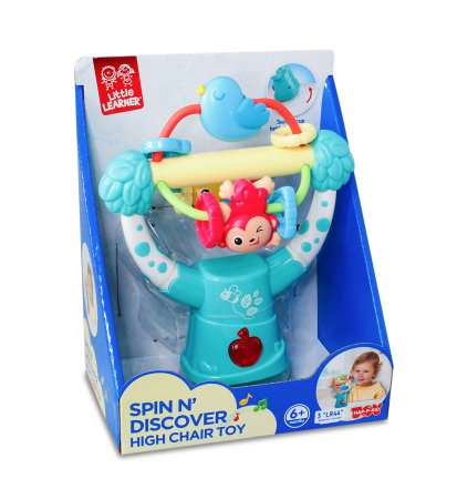 Jucarie interactiva cu ventuza - Invarte si descopera [2]