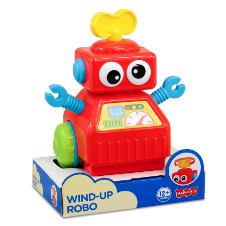 Jucarii Jocuri Activitati - Jucarie interactiva - Robotel cu cheita (rosu)