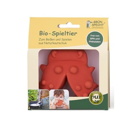 Jucarii Jocuri Activitati - Jucarie organica pentru dentitie, din cauciuc natural, Gargarita, Grunspecht 681-00