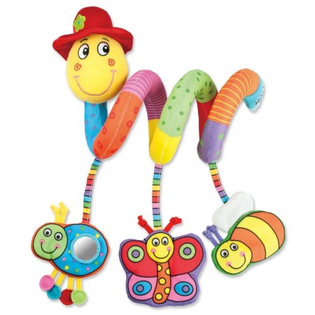 Jucarii Jocuri Activitati - Jucarie pentru patut si carucior Wiggly Worm