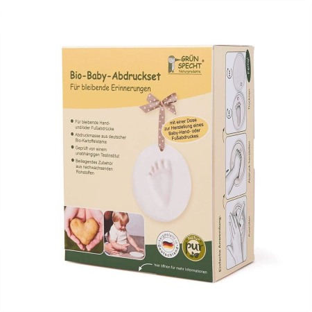 Kit mulaj organic pentru amprenta mana sau picior bebelusi - Grunspecht [2]
