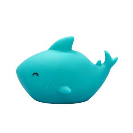 Lampi de veghe - Lampa de veghe cu LED, cu oprire cronometrata, forma rechin, albastra, Lumilu Sea Life Shark, Reer 52303
