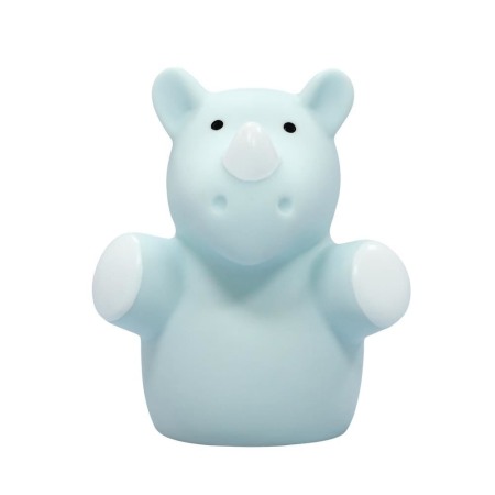 Lampa de veghe cu LED, forma rinocer, albastra, Lumilu Mini Zoo Rhino, Reer 52343 [0]