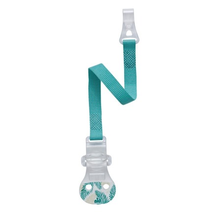 Suzete - Lant cu carlig de prindere pentru suzete, banda textila, 0+ luni, nip 38375, albastru