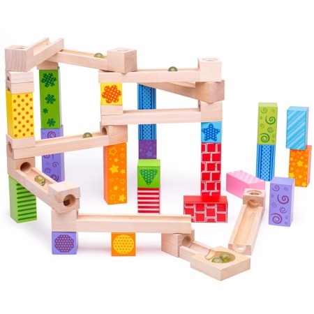 Jocuri de indemanare - Marble Run din lemn