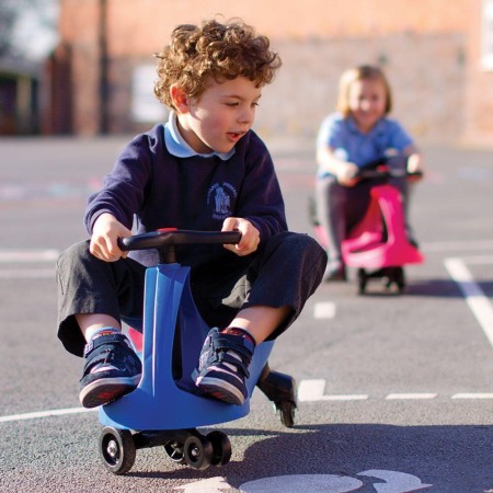 Carti ilustrate - Masinuta fara pedale - Albastra