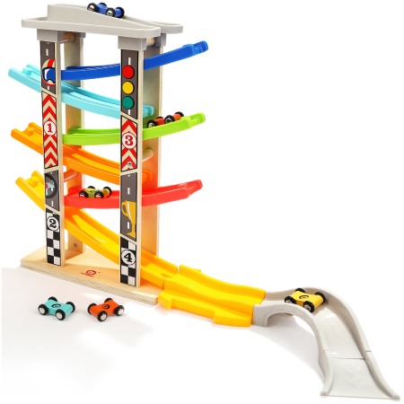 Jucarii Jocuri Activitati - Mega rampa cu masinute de curse
