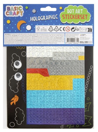 Mozaic cu autocolante - Masinuta [1]