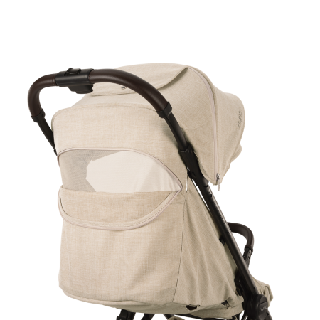 Nuna x BMW - Carucior ultracompact cu pliere automata TRVL lx, bej Mica [7]
